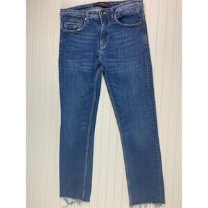 Zara Man Size 30 Mens Jeans Crop Raw Hem Med Wash